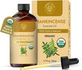 Frankincense Essential Oil | USDA Certified Organic Frankincense Oil | Woody and Earthy Aroma |1.7 fl. Oz