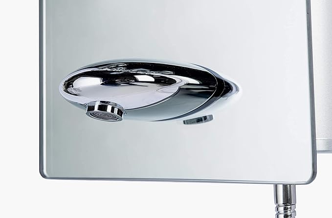 Blue Ocean 52" Aluminum SPA392M Shower Panel Tower System with Rainfall Shower Head and 8 Adjustable Massage Jets