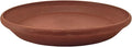 PSW Pot Collection AP30TC 12-inch Plastic/Stone/Wood Composite Plant Saucer Drip Tray – No Drainage Hole (Drillable), Reusable Indoor/Outer Water Tray, Terra Cotta Color