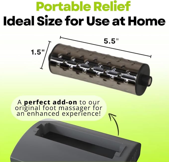 Replacement Foot Massage Roller to Soothe Foot Pain & Sore Arches or Heels - Bumpy Massager for Neuropathy & Inflammation – Compatible Foot Massager (Not Included)