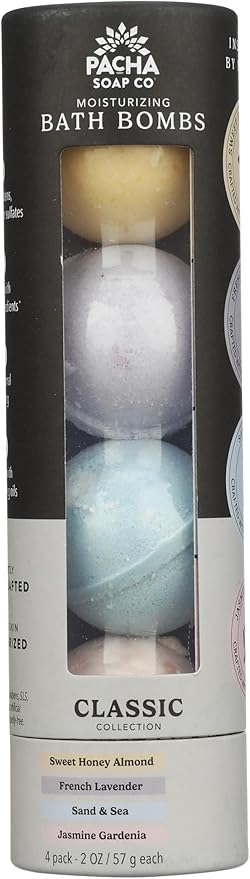PACHA SOAP Pacha Peaces Froth Bomb Variety Pack, 8 OZ