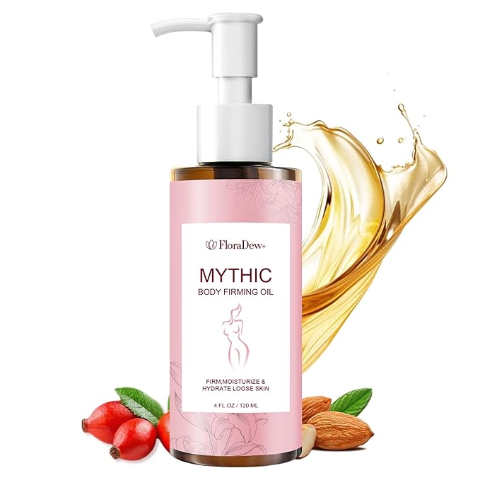 Mythic Body Oils for Women Skin Tightening Body Firming Oil Scented for Dry Skin After Shower - Hydrating Skin Care For Full Body With Natural Ingredients 4.23 FL OZ (Lavender)