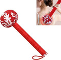 Mugwort Massage Hammer, Massage Tools Back, Shoulder & Body - Handheld Percussion Therapy Tool with US Design Patent (red,)