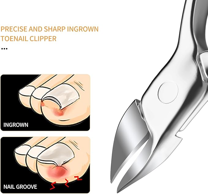 Precision Nail Grooming Manicure Sets Pedicure Kits Stainless Steel Nail Clipper Personal Care Tools with PU Leather Case