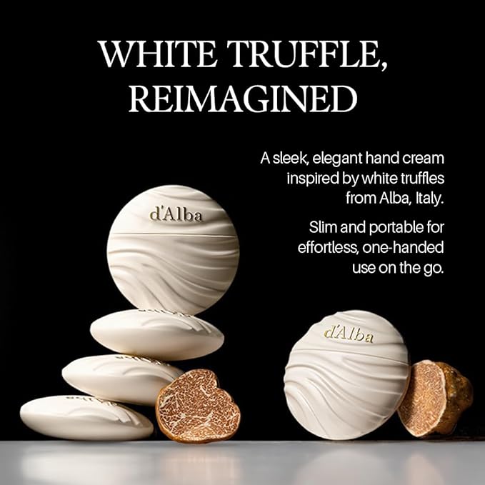 d'alba Piedmont Nourishing Objet Hand Cream Gift Set (1.35 fl oz + 0.51 fl oz), Standard & Travel Size