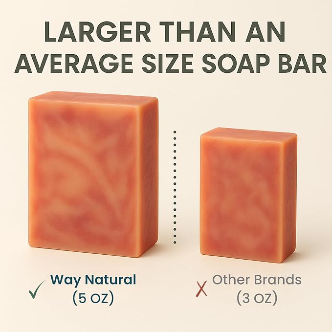 Goat Milk Soap Bar, Cherry Almond - Premium, Handmade w/Real Milk in USA - Hand & Body Goat Soap - Dry Skin, Gentle, No Dyes - (1 Large, 5oz)