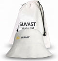 100% Wool Sauna Hat, Natural Felt Heat-Resistant Cap for Steam Room & Spa,
