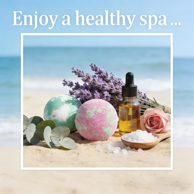 Bath Bomb Gift Set for Women, 8 Pac Bath Bombs for Girls, Natural Bubble Bathbombs with Essential Oils, Self Care Gifts, Relaxation Spa Gift Basket,Birthday, Mothers Day Gifts for Mom, Wife,