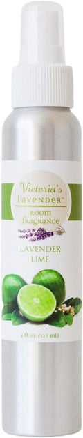 Victoria's Lavender Room Fragrance Spray - Air Freshener & Odor Eliminator - Lavender Lime Spray - Luxury Essential Oils Scent for Home & Bathroom - Aromatherapy Relaxation - 1 Pack, 4 fl oz