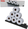 Artori Floating Toilet Paper Shelf Storage - Bathroom Wall Decorations, Tilted Wall Toilet Paper Holder, Mounted Toilet Decor Organizer for Tissue Rolls, Wipes, Towels, & More - Avalanche Ski2
