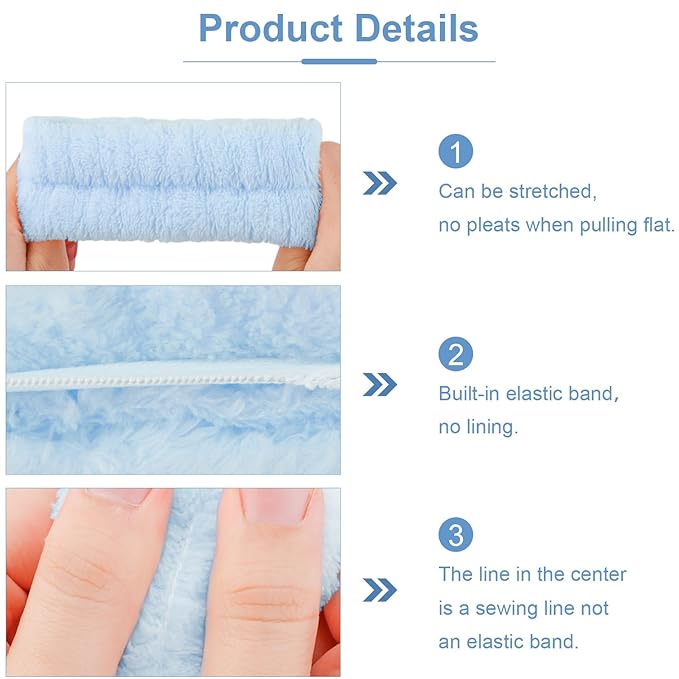 Chanaco Skincare Headband, Makeup Headband for Face Washing, Hair Clips, Trendy Gifts for Teen Girls