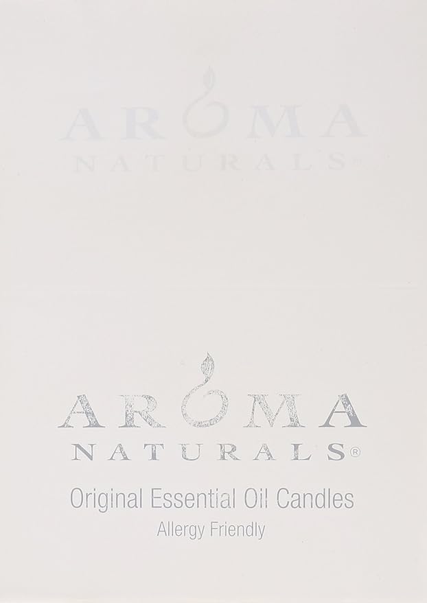 Aroma Naturals Votive Candles with Orange Clove and Cinnamon Essential Oil White Scented, Peace Pearl, 5.5x3.75x2 Inch (Pack of 18)