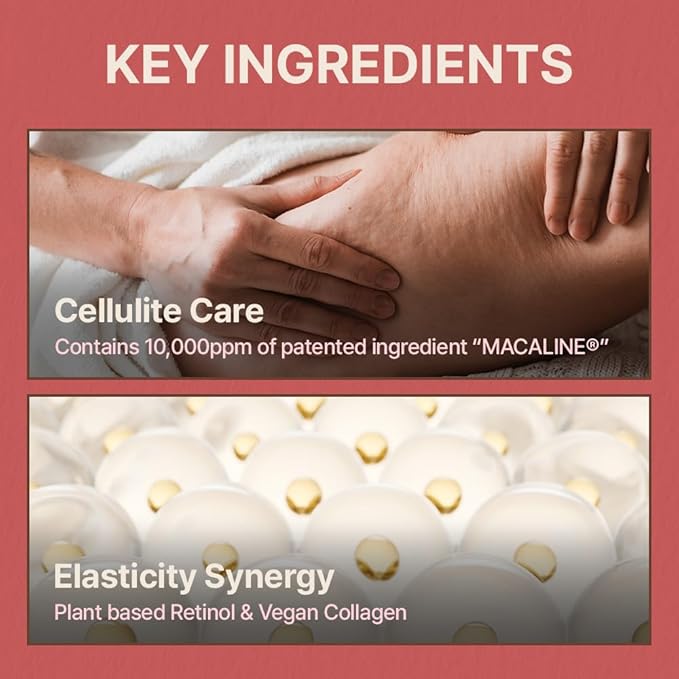 Nutseline Slim Fit Gua Sha Serum – Korean Beauty Firming & Contouring Body Serum with Aromatherapy & Nut Extracts – Lightweight Lotion Texture for Sculpted Skin from Jawline to Calves – 60ml