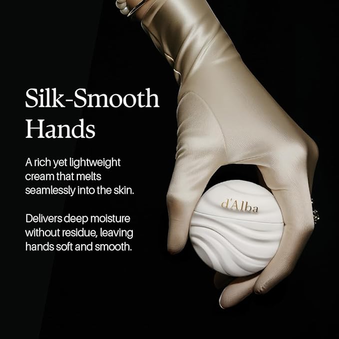 d'alba Piedmont Nourishing Objet Hand Cream Gift Set (1.35 fl oz + 0.51 fl oz), Standard & Travel Size