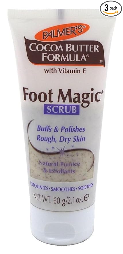 Palmer's Cocoa Butter Foot Magic Scrub 2.1 Ounce (Pack of 3)