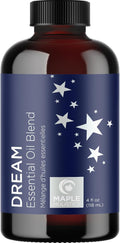 Sleep Essential Oil Blend for Diffuser - Dream Essential Oils for Diffusers Aromatherapy and Relaxation with Clary Sage Ylang-Ylang Roman Chamomile and Lavender for Sleep Time Support (4 Fl Oz)
