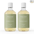 Deep Steep Bubble Bath, Coconut Lime 17 oz (Pack of 2) – Hypoallergenic, Clinically Tested Soothing Soak with Shea Butter & Argan Oil – Sulfate-Free