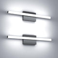 24Inch LED Bathroom Vanity Light Bar 5700K Dimmable Led Bathroom Light Over Mirror Modern Bath Wall Light Cool White ETL Certified 24W 2Pack