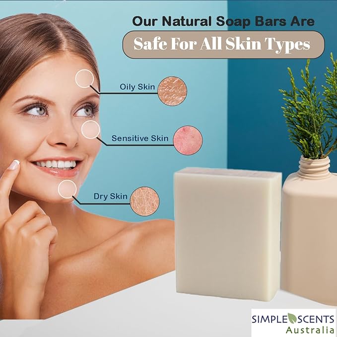 SSA Natural Goat Milk Soap Bars (3.5 OZ x Pack of 5) – Sensitive Skin Special, Pure French Triple Milled Bar Soap Enriched with Shea Butter – Moisturizing Body Soap Bars, Bath Soap for All Ages