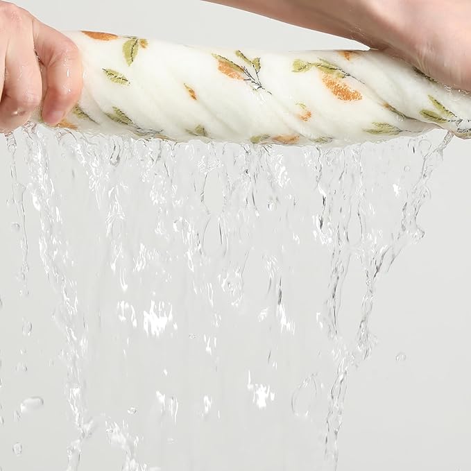 YTYC 29x59 Inch Bath Towels Set of 6 Large, Super Soft Absorbent Lint Free Microfiber Shower Towels for Bathroom 80% Polyester (Printing,6 Piece)