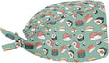 JoyLamoria Novelty Printed Cap with Sweatband Women Men Adjustable Tie Back Hats for Paiting