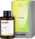 Scentify Citron Aroma Oil Refill Scent for Oil Diffusers - Lemon, Jasmine, Musk, Woods Scents - Luxurious Relaxing Aromatherapy Diffuser Fragrance 100ml, 3.38 oz
