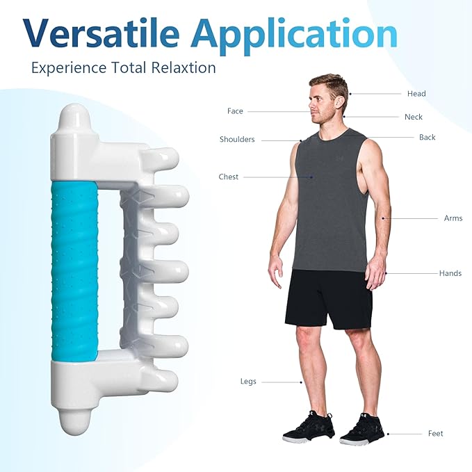Fascia Massage Tool Blaster for Cellulite,Handheld Myofascial Release Tool for Deep Tissue Massage,Trigger Point Massage Tool for Manual Massage of Neck & Back