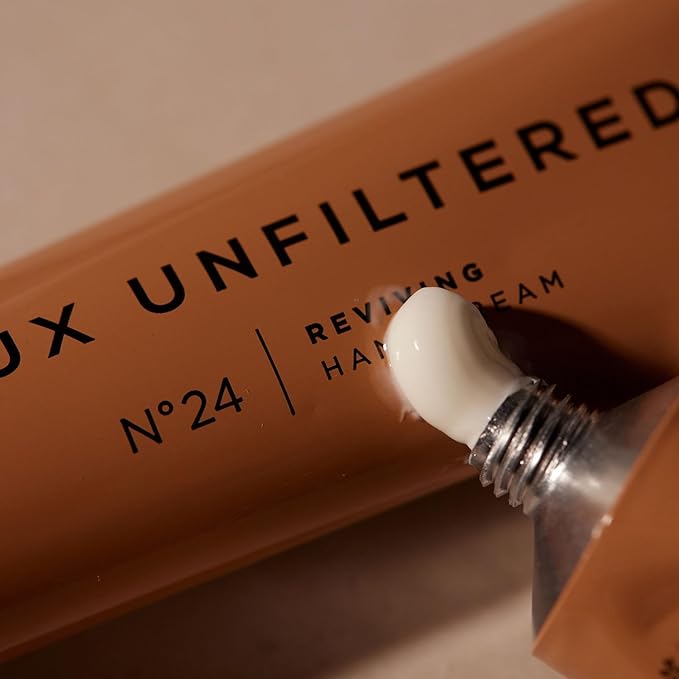 '+ Lux Unfiltered N°24 Fountain of Youth Age Defying Hand Cream for Women & Men - Moisturizing Hand Cream for Dry Cracked Hands - Lightweight & Fast-Absorbing - Vegan & Cruelty Free - Ylang Ylang