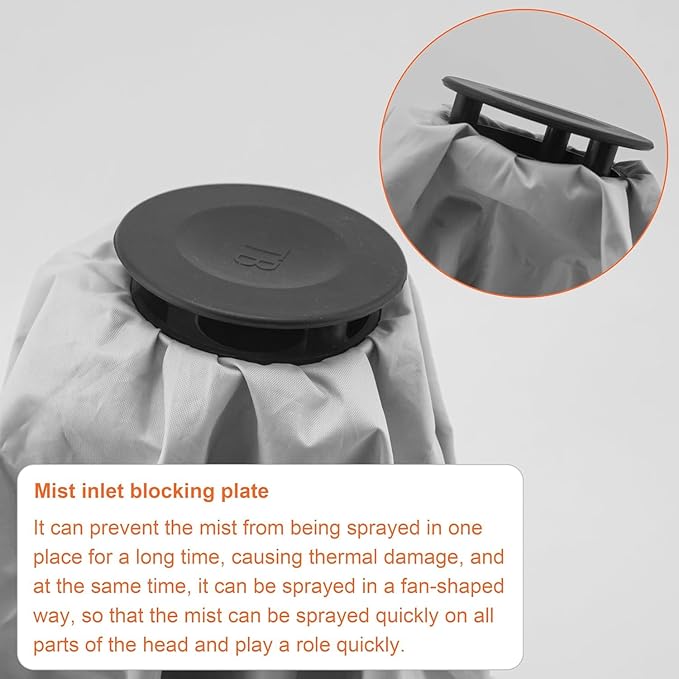 Elitzia Hair Steamer Hood Replacement Parts Accessories Heating Waterproof Cap for Deep Hair Care Steam Hair Care Hairdresser with Interface ETMO03 (Sit Up)