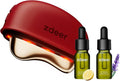 ZDEER Electric Gua Sha Facial Care Set – Heated Brass Face & Neck Massager with Red Light Therapy & Soothing Vibration, Includes 2 × 10ml Massage Oils for Face & Body Care