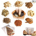 Ouliget Herbal Pedicure Foot Soak,Lymphatic Drainage Ginger Mugwort Foot Bath,Foot Soak Kit for Remove Toxins Relieve Fatigue Dispel Cold and Remove Dampness,15 Pack