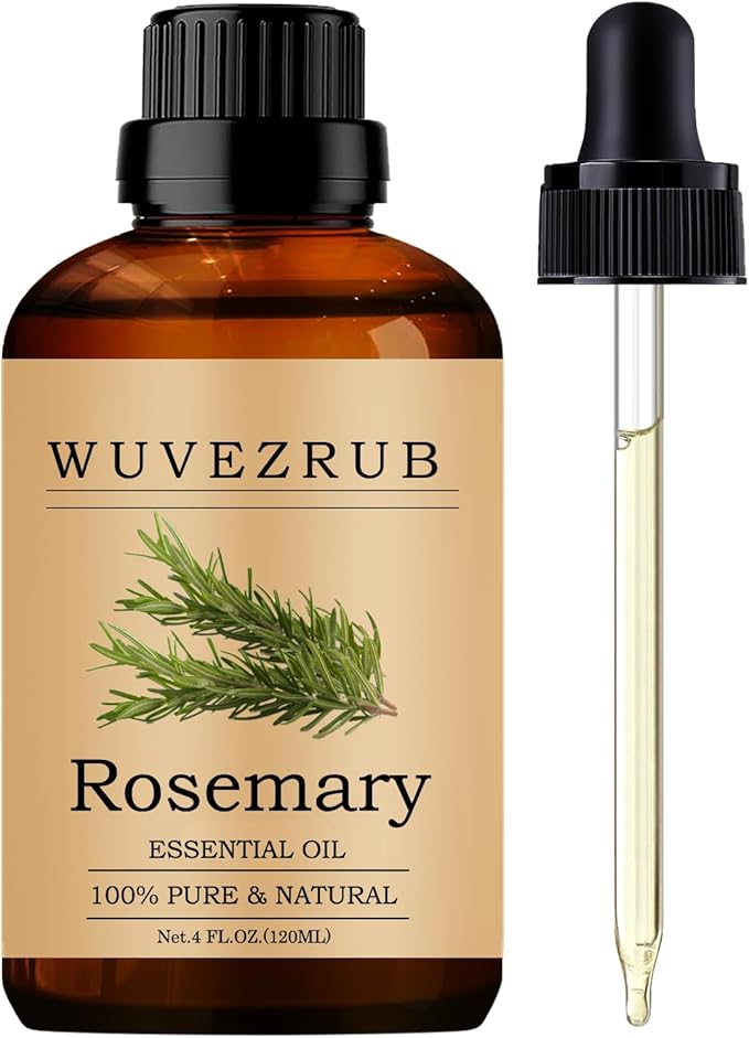 Rosemary Essential Oils, 120ML Pure and Natural Essential Oil for Aromatherapy Diffuser - Rosemary /4 Fl Oz