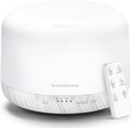 InnoGear 500ml Essential Oil Diffuser with Remote Control, Premium Ultrasonic Aromatherapy Diffusers Mother's Gift Scent Humidifier Vaporizer Auto-Off Timer for Large Room Home, White