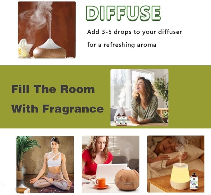 Cherry Blossom Essential Oil - GV77ZF Cherry Blossom Oils for Diffusers, Humidifiers, DIY Candles, Soap, Cleaning, Home, Office, Yoga, Massage, Gifts - 8 fl oz (240 ml)
