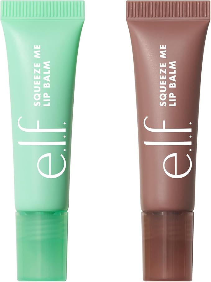 e.l.f. Squeeze Me Lip Balm, Moisturizing Lip Balm for A Sheer Tint of Color, Infused with Hyaluronic Acid, Vegan & Cruelty-Free