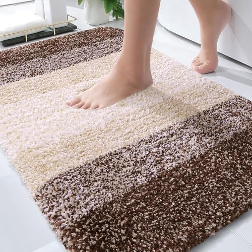 OLANLY Bathroom Rugs Mat 30x20, Extra Soft Absorbent Microfiber Bath Rugs by OLANLY