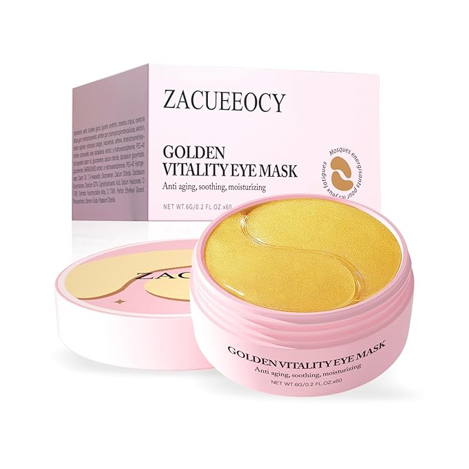 Under Eye Mask, Peptide Collagen Hydrogel Eye Patch for Puffy Eyes and Dark Circles, 60 Under Eye Patches Skin Care