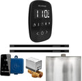 Mr Steam ButlerFlex Max Steam Shower w/TempoFlex Control and Linear Steamhead in Black Matte Black