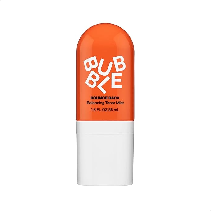 Bubble Skincare Bounce Back Hydrating Toner Spray - Balancing + Pore Minimizing Toner for Face - Face Refreshing Spray With Niacinamide to Help Even and Mattify Oily Skin - Travel Size Skincare (55ml)