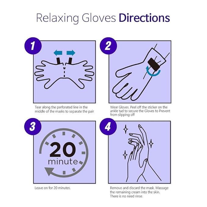 Epielle Assorted Hand Mask 5 Pairs, Deep Moisturizing Gloves for Dry, Rough Skin, Soften with Shea Butter, Self Care Gifts for Women, Spa Kit, Mothers Day Gifts