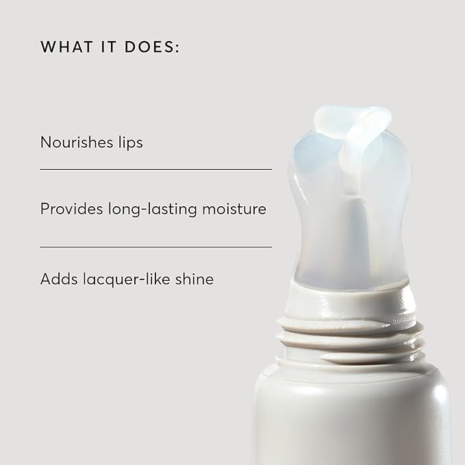 Naturium Phyto-Glow Lip Balm, Hydrating Lip Care with a Glossy Finish, 0.34 oz Clear