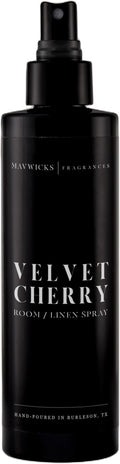 Mavwicks Fragrances - (Velvet Cherry) Linen & Room Spray (8oz) – Bedroom & Home Fragrance Mist, Long-Lasting Freshness To Brighten Up Your Space, Fabric & Air Freshener, Aromatherapy Scent Spray