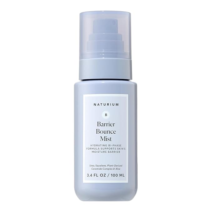 Naturium Barrier Bounce Mist, Hydrating Skincare with Urea, Squalane, Plant-Derived Ceramide & Aloe, 100 mL / 3.4 fl oz