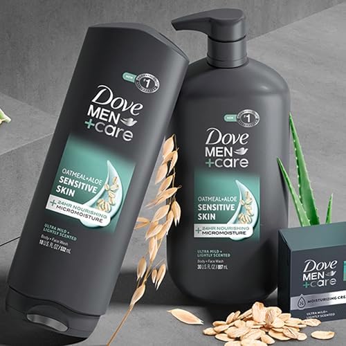 DOVE MEN + CARE Body & Face Wash Sensitive Skin For Hydrated, Smooth Skin - 30 oz (Pack of 4) - Image 6