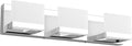 Tipace Modern 3 Lights LED Vanity Light for Bathroom Up and Down Chrome Bathroom Wall Light Fixtures Over Mirror(White Light 6000K)