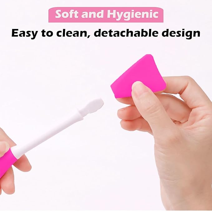 RamPula Mask Applicator Silicone Face Brush Face Mud Cream,Clay Mask,DIY,Modeling Mask Brushes DIY Mud Mixing Spatula Double-end Handheld Scoop Skin Care Make up Foundation Gel Cosmetic Tool