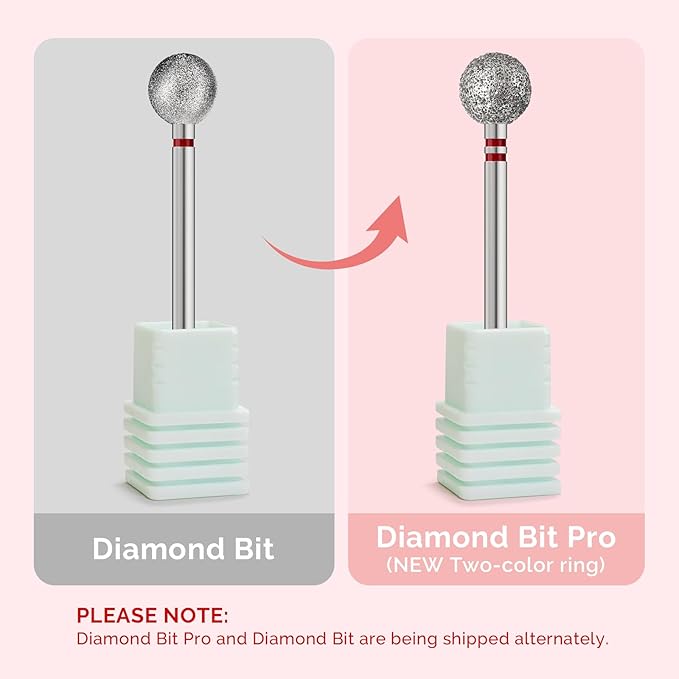MelodySusie 7mm Ball Shape Cuticle Clean Nail Drill Bit 3/32'', Professional Safety Carbide Diamond Under Nail Cleaner for Cuticle Dead Skin Nail Prepare, Beginners Bits, Series Bit-S, Fine