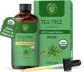 Tea Tree Oil for Skin– 100% Pure Organic Tea Tree Essential Oil for Face, Scalp, Nails, and Toenail – Therapeutic Grade Tree Tea Oil for Hair Growth & Acne | 1.7 fl. oz