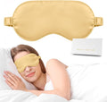Silk Sleep Mask,Eye Mask for Sleep Women Men,Mulberry Sleeping Mask with Adjustable Strap,Blindfold Blackout Eye Mask for Travel and Full Night's Sleep,Nap