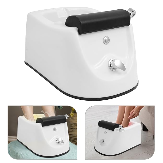 Home Foot Spa Bathtub, Deep Foot Spa Bath with Surf Massage Mode Portable Foot Spa Bathtub Time & Temper Control Freestanding Pedicure Foot Bath Soak Tub for Home Spa Treatme